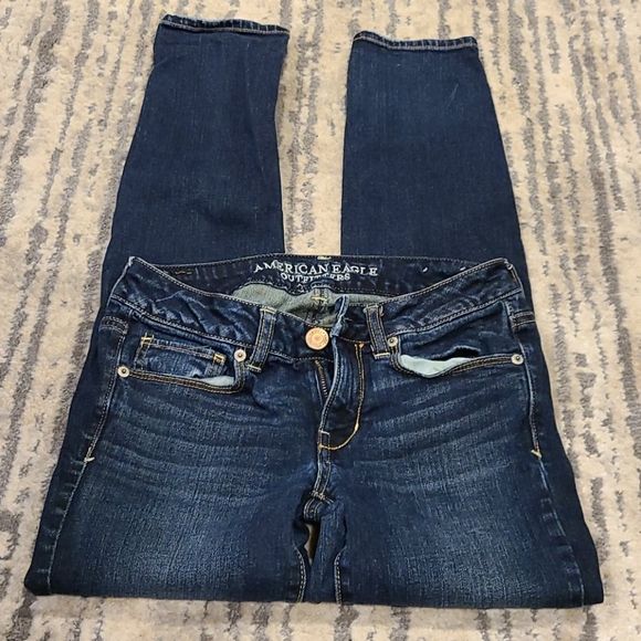 American Eagle Outfitters Denim - American eagle skinny stretch short dark wash